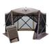 Gazelle G6 6-Sided Portable Gazebo Pop-Up Hub Screen Tent 3 Pack of Wind Panels Desert Sand 8-Person GK908