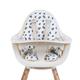 Childhome Evolu Jersey Leopard Seat Cushion White