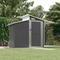 vidaXL Garden Shed Anthracite 270x130x208.5 cm Galvanised Steel