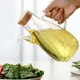 Bouteille d'huile en verre huile d'olive vinaigre Cruet distributeur de Sauce soja Transparent