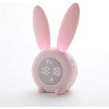 Pink Rabbit Wecker für Kinder Kr...