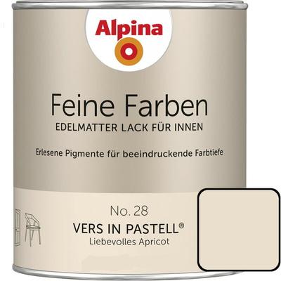Alpina - Feine Farben Lack No. 28 Vers in Pastell apricot edelmatt 750 ml Buntlacke