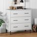 vidaXL Sideboard Chest of Drawers Storage Cabinet with Drawers Solid Wood OSLO - 30.3" x 15.7" x 31.3"