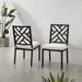 Crosley Locke 2Pc Outdoor Metal Dining Chair Set