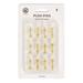 U Brands Arrow Push Pins Gold Tone Metal 12 Count 6379U