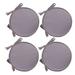 Cushions Patio Home Indoor/outdoor Chair Pads Round Seat Thickened Dining Chair Cushion Round Stool Cushion Light Grey 4PCS