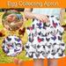 Kokovifyves Home and Garden Kitchen Supplies Fashion Collecting Apron Pockets Holds Chicken Farm Home Apron