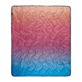 Ozark Trail Packable Blanket 70 x 60 in Gradient Design with Stuff Sack for Camping Traveling Picnics