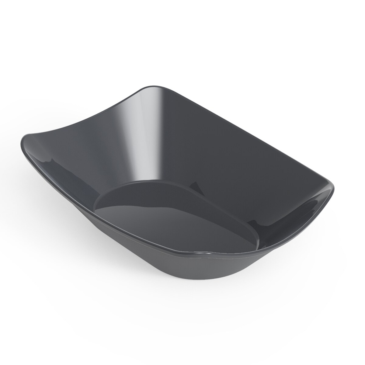 100 Snackschalen Mehrweg Snack Tray XL 135x85x44mm schiefergrau Image