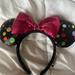 Disney Accessories | Brand New Without Tags Black And Pink Polka Dot Minnie Ears Disney Parks | Color: Black/Pink | Size: Os