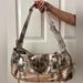 Burberry Bags | Metallic Plaid Burberry Handbag | Color: Silver/Tan | Size: Os