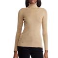 Ralph Lauren Sweaters | Lauren Ralph Lauren Gold Metallic Ribbed Turtleneck Sweater | Color: Gold | Size: M