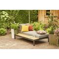 Gartenlounge-Set SIENA GARDEN "Alvida" Sitzmöbel-Sets Gr. B/H/T: 177,5 cm x 84 cm x 102 cm, grau (matt anthrazit, teak) Outdoor Möbel