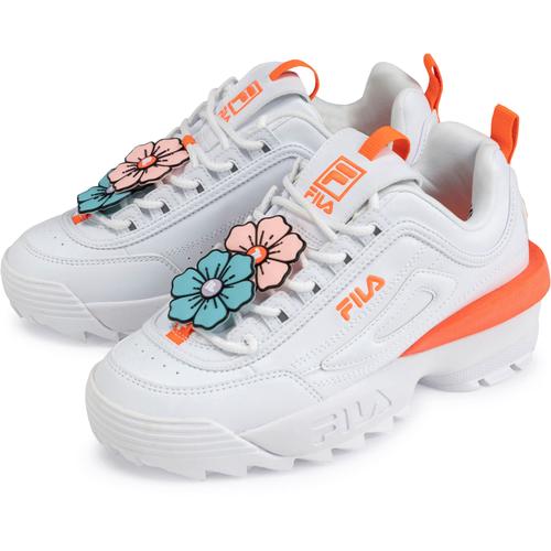 „Sneaker FILA „“DISRUPTOR FLOWER wmn““ Gr. 41, weiß Schuhe Sneaker“