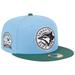 Men's New Era Sky Blue/Cilantro Toronto Blue Jays 40th Season Anniversary 59FIFTY Fitted Hat