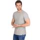 T-Shirt TRIGEMA "TRIGEMA Slim Fit T-Shirt aus DELUXE Baumwolle", Herren, Gr. S, grau (grau, melange), 100% Baumwolle, Basic, Kurzarm, Shirts