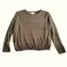 Michael Kors Tops | Michael Kors Olive Green Top With Ties @ Waist Size Xl | Color: Green | Size: Xl