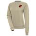 Women's Antigua Khaki Baltimore Orioles Victory Pullover Sweatshirt