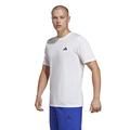 adidas Herren T-Shirt (Short Sleeve) Tr-Es Comf Tee, White/Black, IC7423, ST