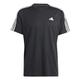 Adidas Herren T-Shirt (Short Sleeve) Tr-Es Base 3S T, Black/White, IB8150, XS