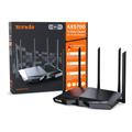 Tenda RX27 Pro WiFi 6E WLAN Router (AX5700 Tri-Band 6GHz:2402Mbps+5GHz: 2402Mbps+2,4GHz:861Mbps), 5 * 6dBi Antennen, Gigabit-Port, MU-MIMO, VPN, IPv6, WPA3, WiFi+ Mesh für AR/VR/4K/8K Video, Schwarz