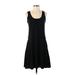 Gap Casual Dress - A-Line Scoop Neck Sleeveless: Black Print Dresses - Women's Size X-Small