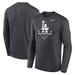 Men's Nike Anthracite Los Angeles Dodgers Icon Legend Performance Long Sleeve T-Shirt
