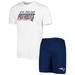 Men's Concepts Sport Navy/White New England Patriots Downfield T-Shirt & Shorts Sleep Set