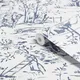 Laura Ashley Toile De Jouy Blue Classical Smooth Wallpaper Sample