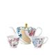 Wedgwood Butterfly Bloom Teapot, Creamer And Sugar Bowl Set