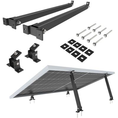 NuaSol -NuaFix Verstellbare Halterung 30-60 Photovoltaik Solarmodule Balkonkraftwerk Schwarz Image
