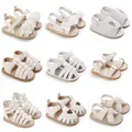 Chaussures d'été pour bébés sandales respirantes pour garçons et filles chaussures plates pour