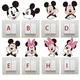 Disney-Autocollant Mural Minnie Mouse pour Chambre d'Enfant Décoration Murale pour Salon Cadeaux