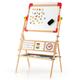3-in-1 Wooden Art Easel Double Sided Easel w/ Drawing Paper Roll