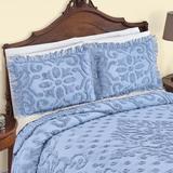 Florence Tufted Scrolling Design Chenille Pillow Sham