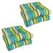 19-inch Square Tufted Indoor/Outdoor Chair Cushions (Set of 4) - 19" x 19"