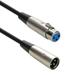 Cable Central LLC 100Ft XLR 3P Male/Female Balanced Audio Microphone Cable - 100 Feet