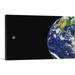 ARTCANVAS Planet Earth With Moon Home decor Canvas Art Print - Size: 40 x 26 (0.75 Deep)