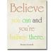 Artistic Home Gallery 1620N463IG Believe You Can by Sylvia Coomes Premium Gallery-Wrapped Canvas Giclee Art - Ready-to-Hang 16 x 20 x 1.5 in.