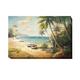 Artistic Home Gallery Paradise Bay by Roberto Lombardi Premium Gallery-Wrapped Canvas Giclee Art - 16 x 24 x 1.5 in.