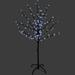 Northlight 4 Pre-Lit Sakura Cherry Blossom Artificial Flower Tree - Pure White LED Lights