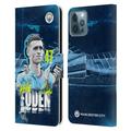 Head Case Designs Officially Licensed Manchester City Man City FC 2022/23 First Team Phil Foden Leather Book Wallet Case Compatible with Apple iPhone 12 / iPhone 12 Pro