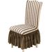 Kiplyki Wholesale Bubble plaid Stretch Dining Chair Covers Slipcovers Thick With Chair Cover Skirt