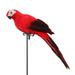 Parrot Statues for Garden Indoor Outdoor Parrot Statues and Figurines Resin Hanging Macaw Sculpture Wall Decorations Tree Animal Birds Statues Tropical Decor for Patio Lawn Yard Home