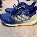 Adidas Shoes | Adidas Solar Boost Running Shoes Women’s Size 6.5 Blue, Light Blue & White Euc | Color: Blue | Size: 6.5