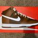 Nike Shoes | Nike Dunk Hi Retro | Color: Brown/White | Size: 9