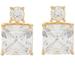 Kate Spade Jewelry | New In Box Kate Spade New York Clear Crystal Dangle Post Earrings | Color: Gold/White | Size: Os