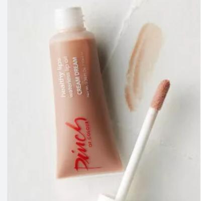 Anthropologie Makeup | Cream Dream Pinch Of Colour Anthro Lip Oil Nwt/Sealed | Color: Brown/Tan | Size: Full Size: 10ml/0.34fl Oz