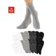 Socken H.I.S Gr. 35-38, bunt (schwarz, anthrazit melange, hellgrau weiß) Damen Socken Multipacks