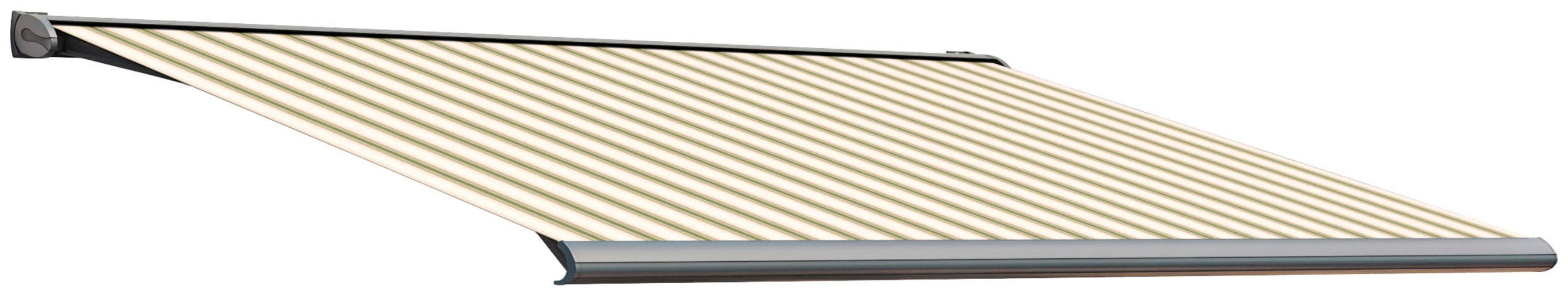 Kassettenmarkise WISMAR "S-Compact", grün, B:350cm H:19cm, Polyacryl, Markisen